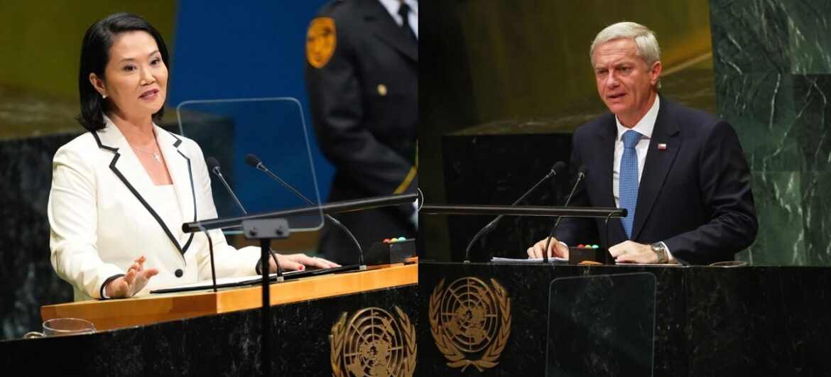 Keiko Fujimori y José Antonio Kast